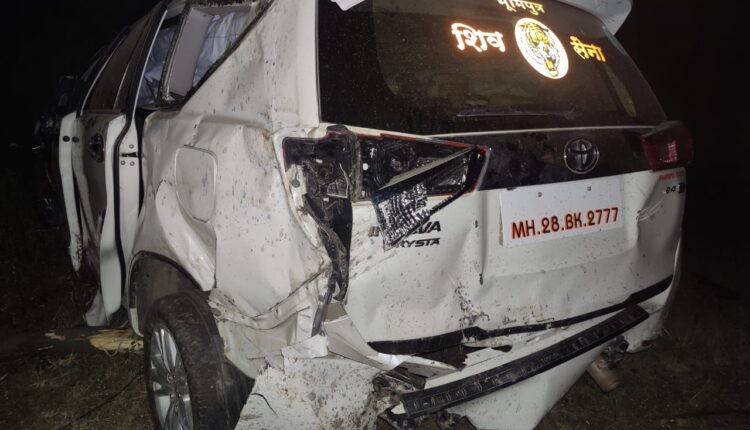 Shiv shena MLA accident