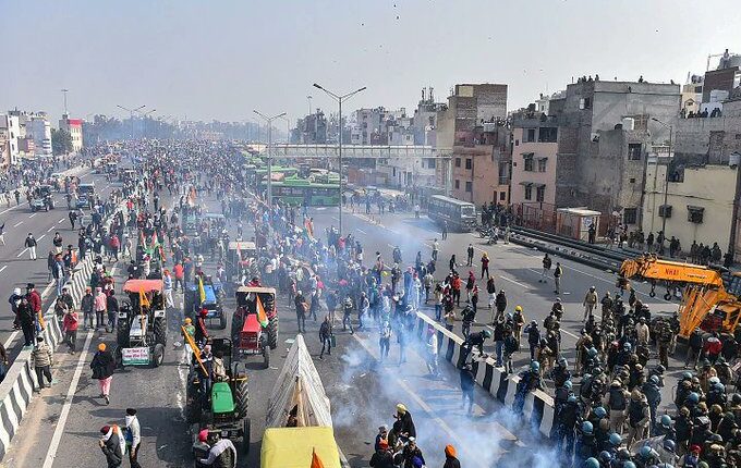 farmer protest hinsak