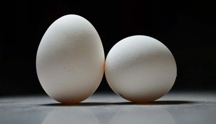 two eggs