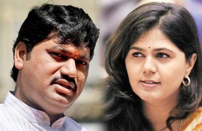 Dhananjay-Munde & Pankaja Munde