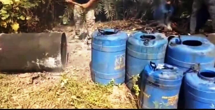 Amravati Daru satha nasht