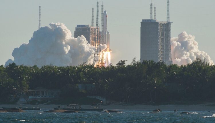 long-march-5b-rocketRemnants of China's biggest rocket landed in the Indian Ocean